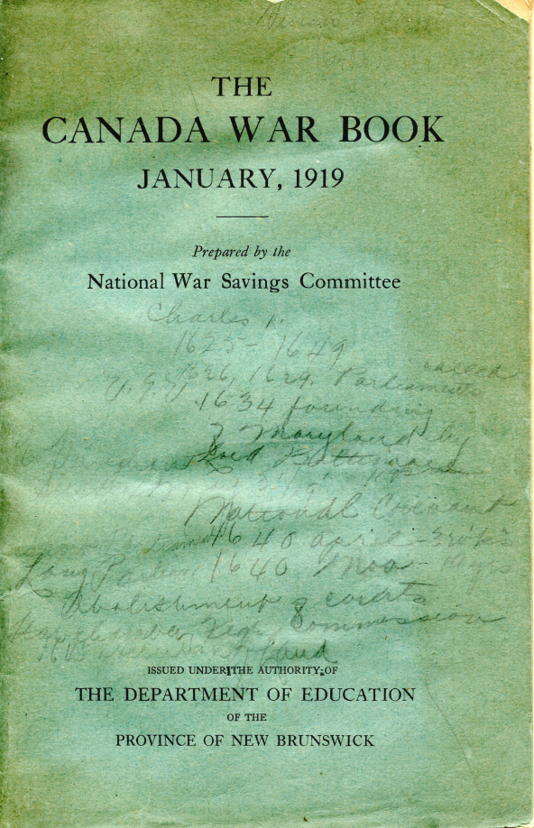 The Canada War Book Wartime Canada